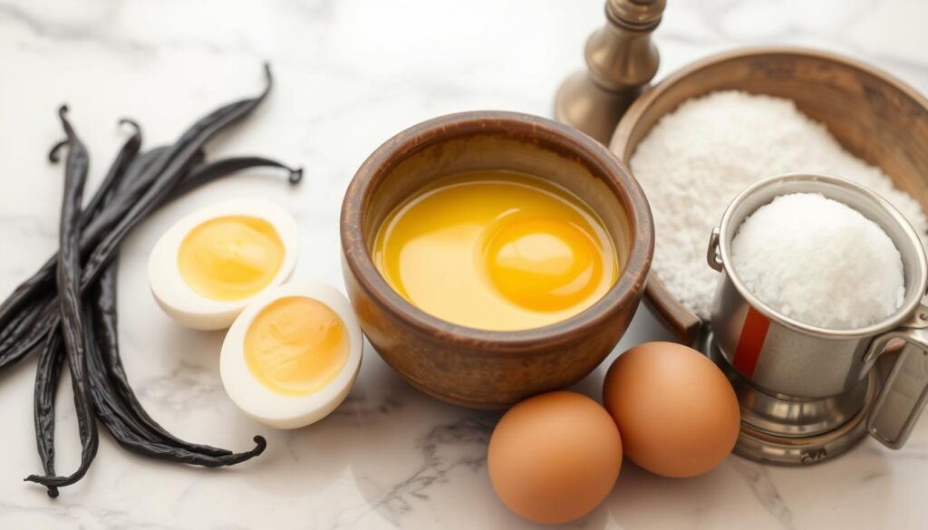ingrédients de qualité pour crème brûlée