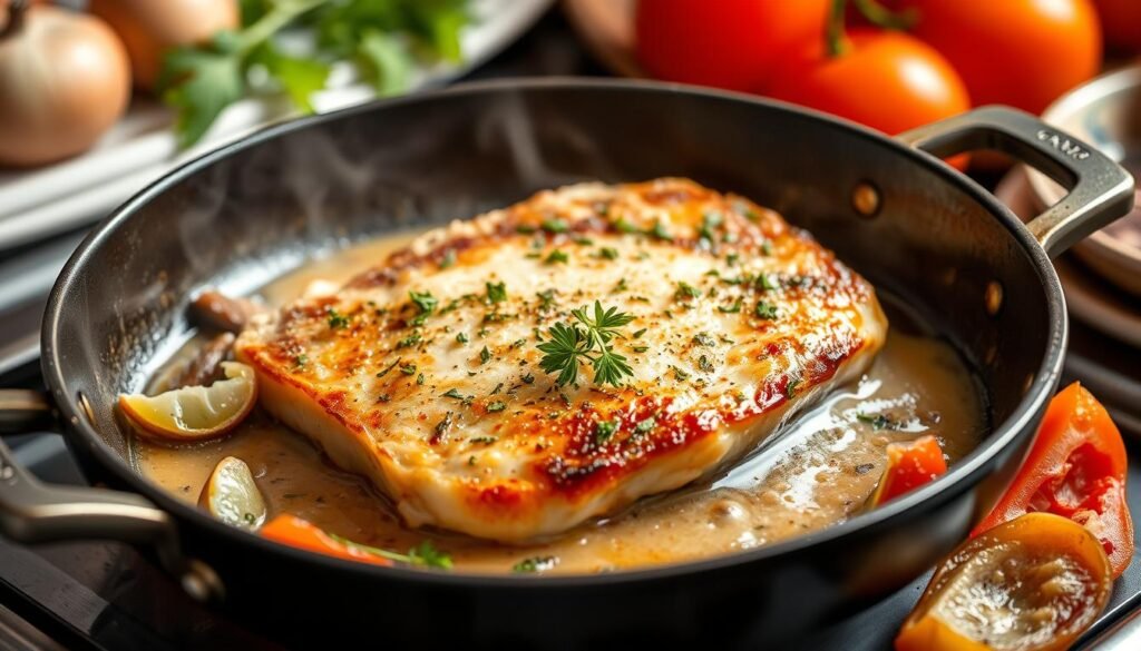 Escalope de veau cuisson