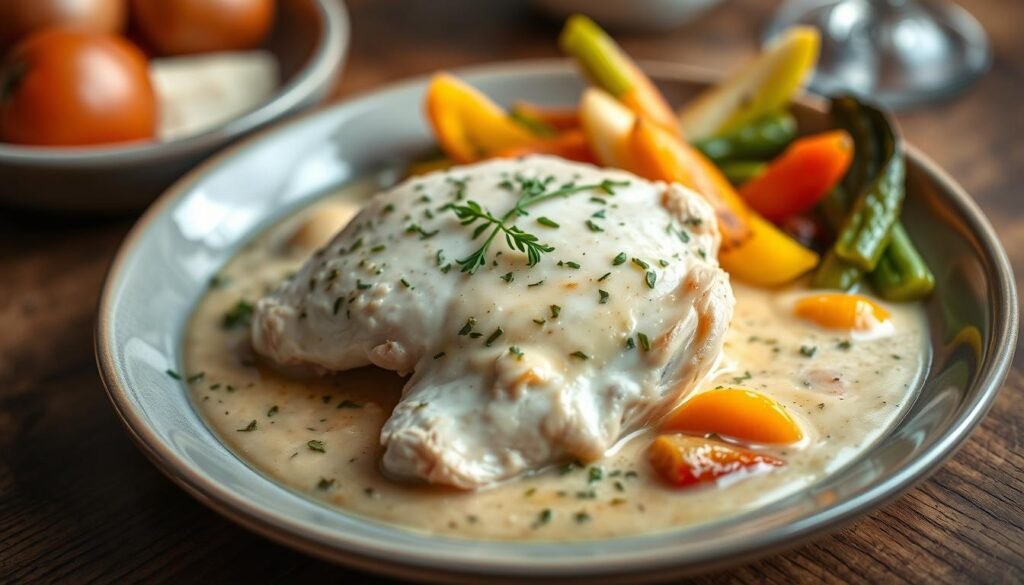suprême de volailles en sauce