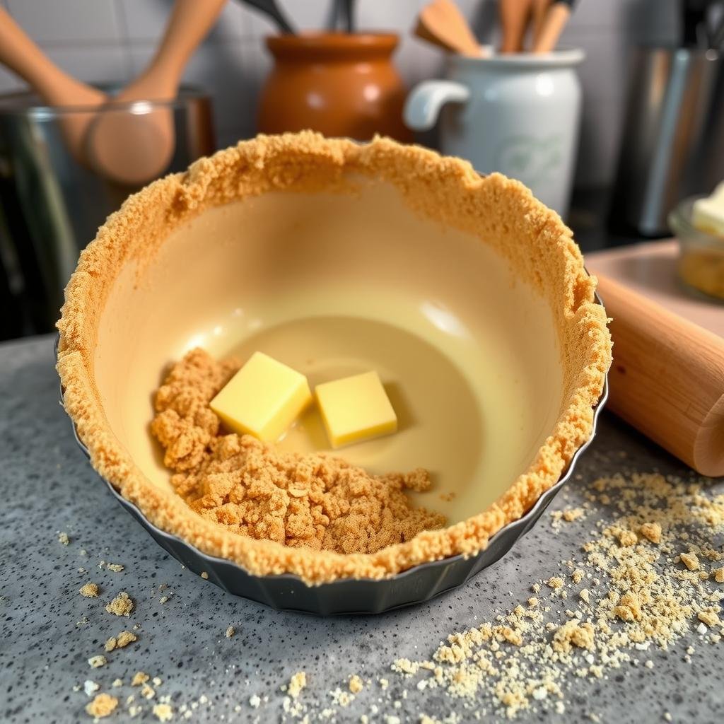 préparation base cheesecake